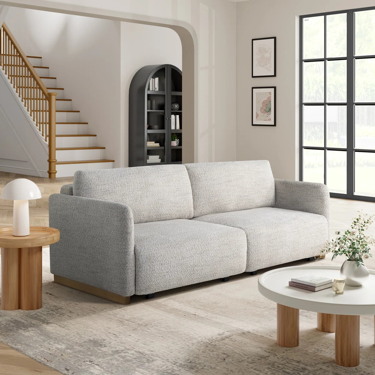 Serta Durango 86" Upholstered Queen Size Convertible Sleeper Sofa | Wayfair North America