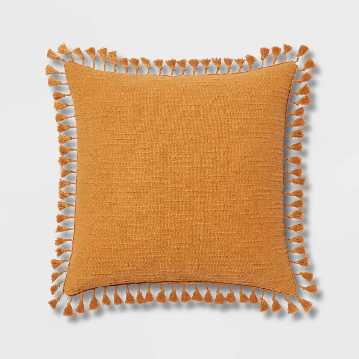 Euro Textured Slub Tassel Decorative Throw Pillow - Threshold™ | Target