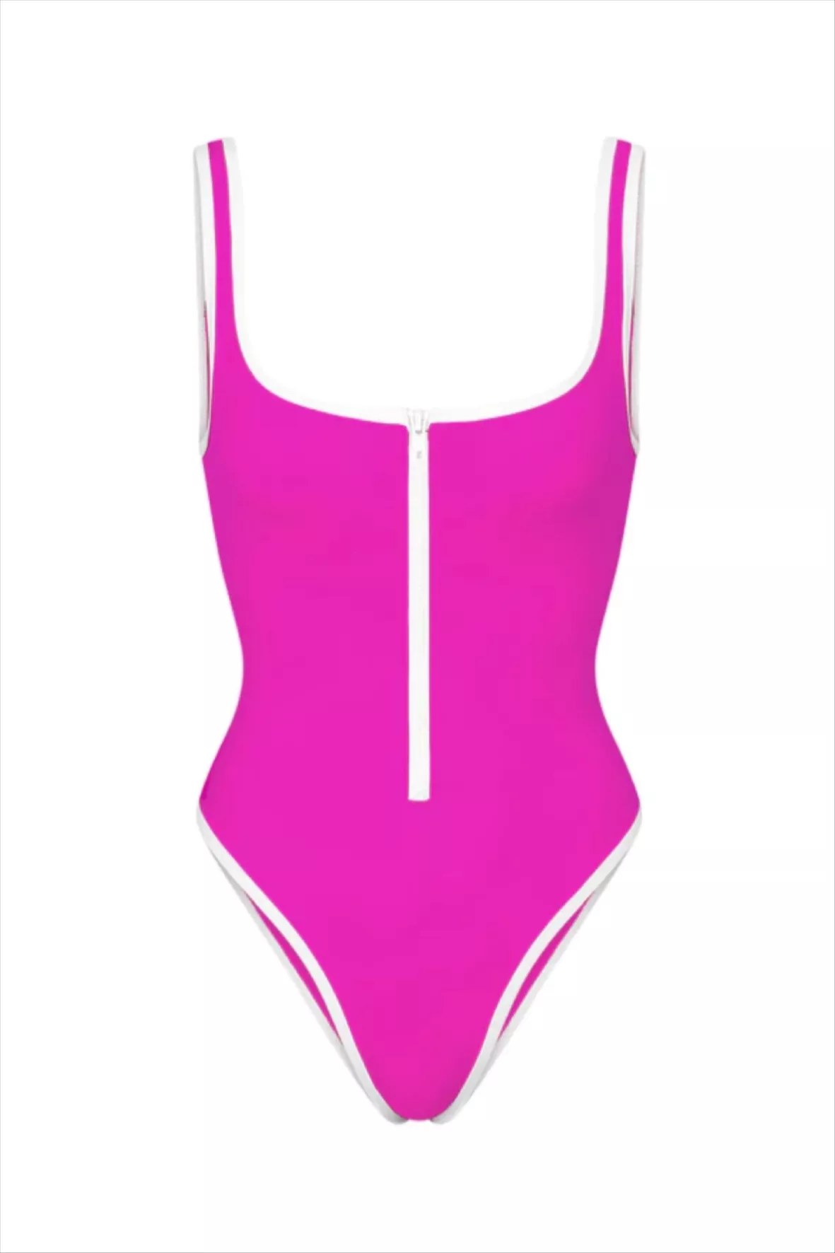SWIM ZIP FRONT SLEEVELESS ONE PIECE curated on LTK