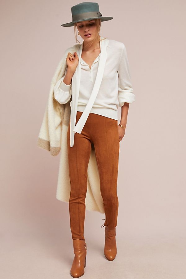 Faux Suede Leggings | Anthropologie (US)