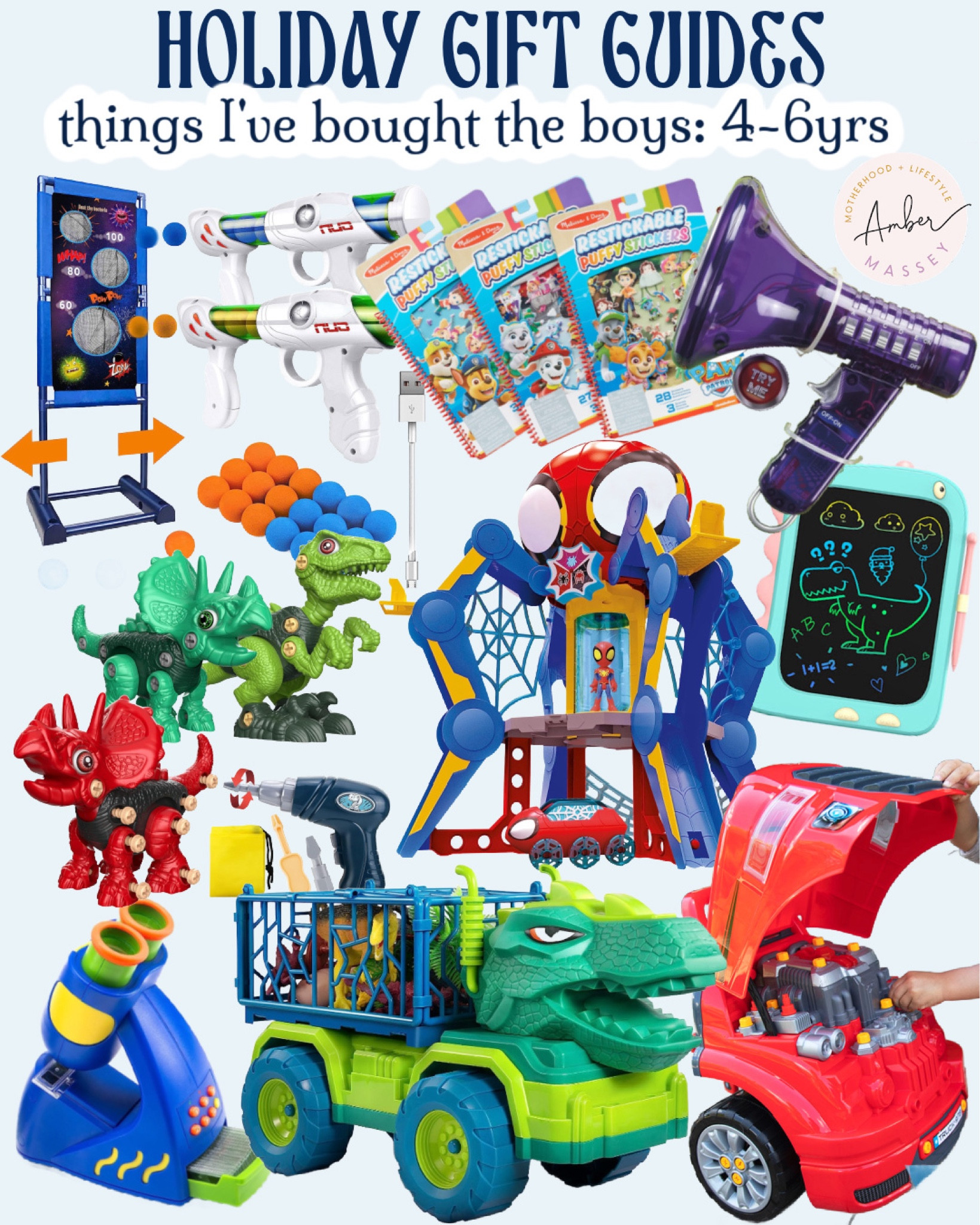 christmas gifts I’ve bought for the boys! brady is 6 and baylor is 4

#LTKkids #LTKGiftGuide #LTKfamily