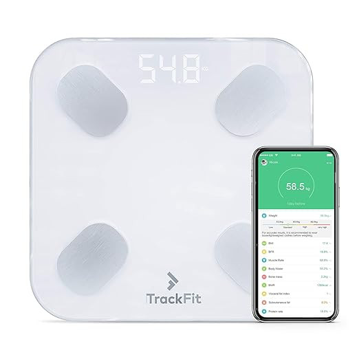 FitTrack Dara Smart BMI Digital Scale - Measure Weight and Body Fat - Most Accurate Bluetooth Gla... | Amazon (US)