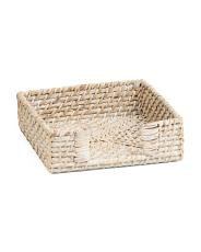 7x2.5 Square Rattan Napkin Holder | TJ Maxx