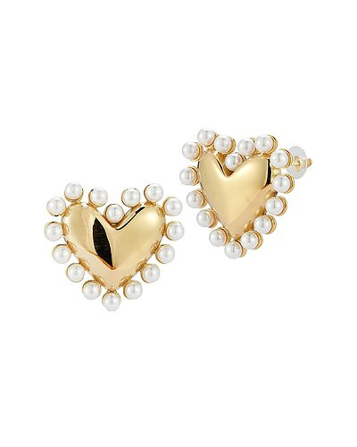 Plated Heart Earrings | Rue La La