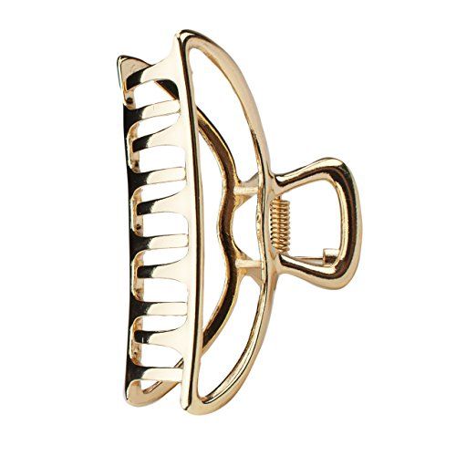 Kitsch Large Claw Clip - Big Open Shape Metal Hair Clips for Women | Stylish Large Hair Claw Clip... | Amazon (US)