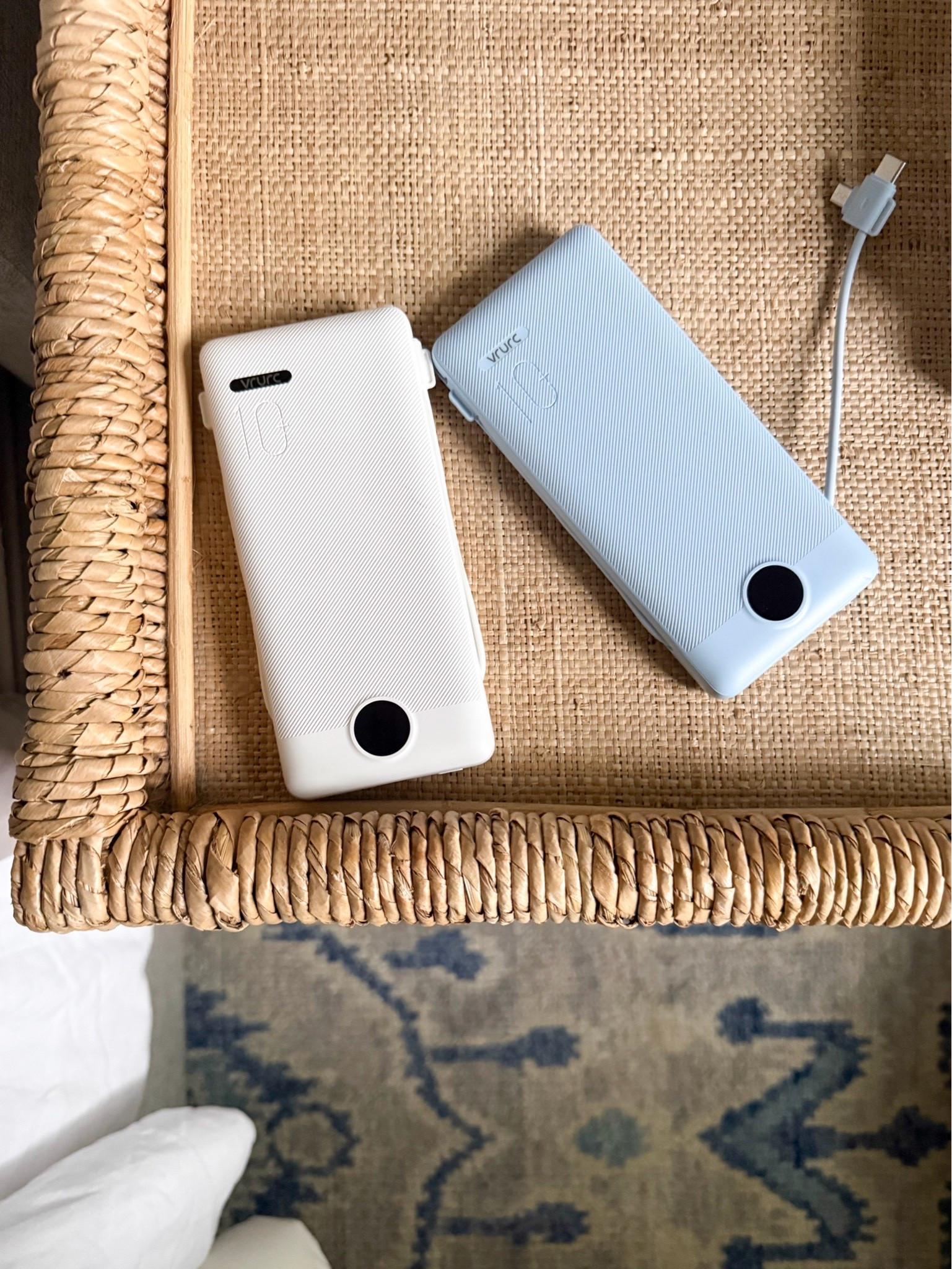 One of those little tech finds that makes everyday life easier. These slim portable chargers have a built in cable, so there’s one less thing to remember when you’re heading out the door or traveling.

portable charger, power bank, phone charger, travel essentials, tech accessories, built in cable charger, portable phone charger, travel gadgets, everyday essentials, girlonthehudson

#LTKTravel #LTKdayinmylife #LTKHome