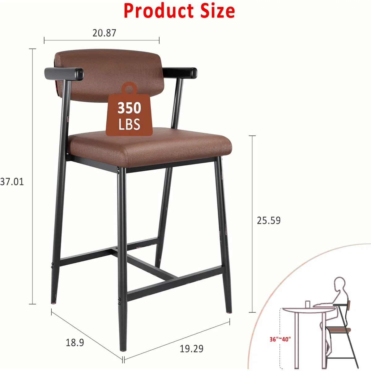 Bar Stools Set Of 2 (Set of 2) | Wayfair North America