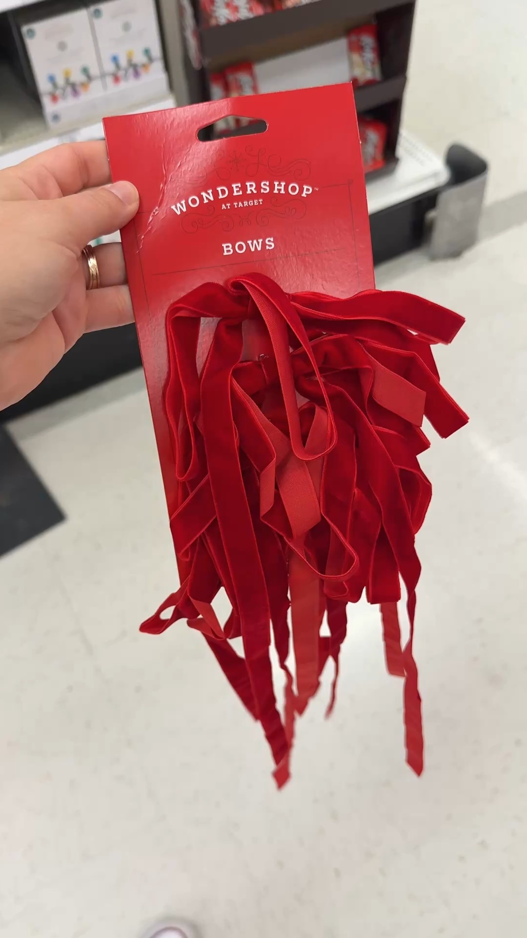 The viral Target red ribbons are back for the holiday season and they make the perfect touch to your Christmas decor. These classic red velvet ribbons sold out last year and are already flying off the shelves again. Add them to your tree, wreaths, or garlands for that timeless festive look. Don’t wait grab your Target Christmas ribbon now before it’s gone! #christmasdecor #target

#LTKHome #LTKSeasonal