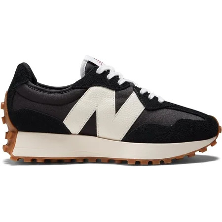 Women's New Balance 327 Lifestyle Black White (WS327BL) - 6 | Walmart (US)