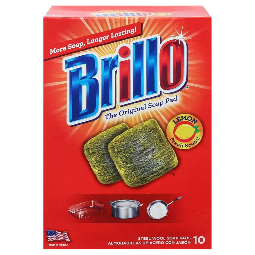 Steel Wool Soap Pads, Lemon, 10-Count | Amazon (US)