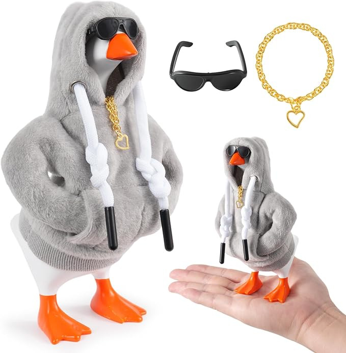 6 Set 7inch Desk Goose Outfits, Mini Desktop Goose Clothes Desk Goose Accessories Set for Magneti... | Amazon (US)