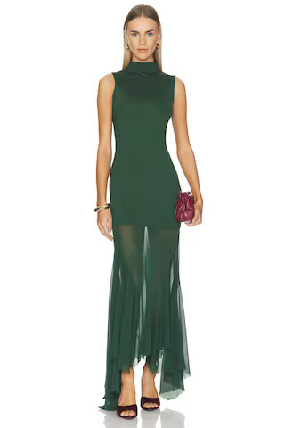Deme by Gabriella Yerin Dress in Green. - size XS | Revolve Clothing (Global)