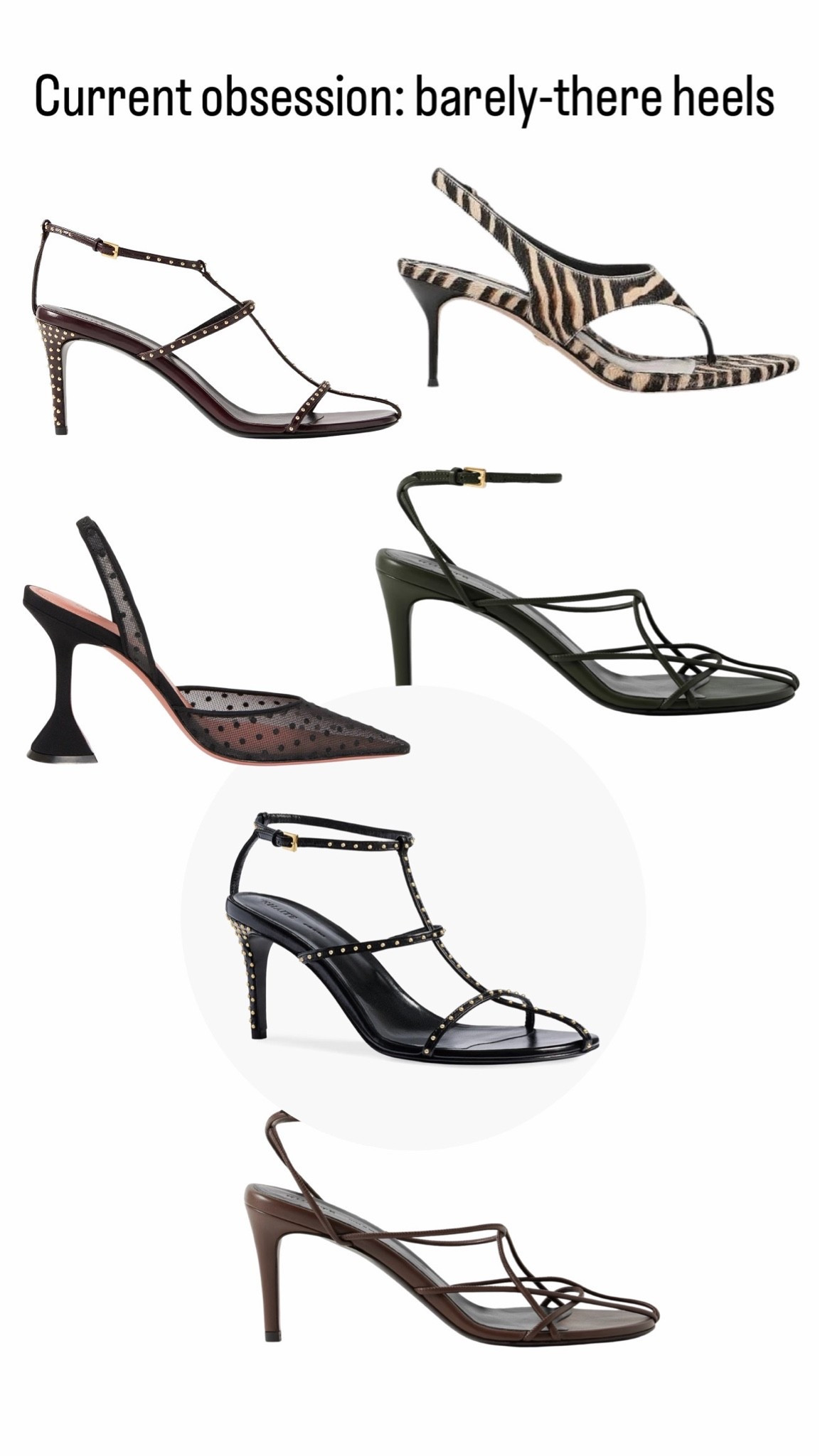 Barely there heels perfect summer heels