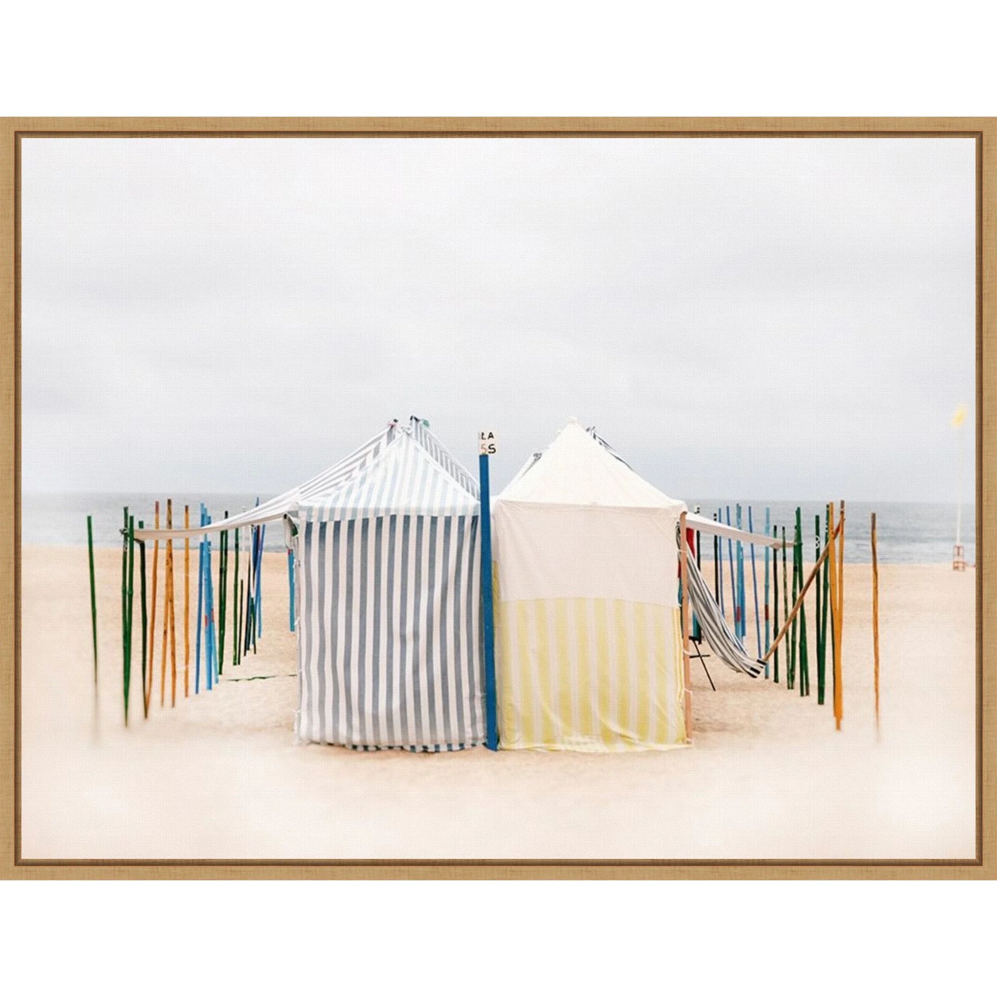 Seaside 5 (Beach) by Carina Okula - Floater Frame Photograph on Canvas | Wayfair North America