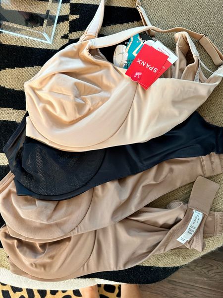 The best bra from Spanx. The low profile minimizer helps reduce the look and feel by one size. I love the wide band on the shoulders and around the back as it really helps cover the back.
Use code WANDAXSPANX for 10% 

#LTKFestival #LTKunder100 #LTKFind