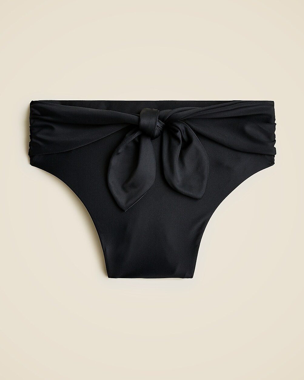 Tie high-rise bikini bottom | J. Crew US