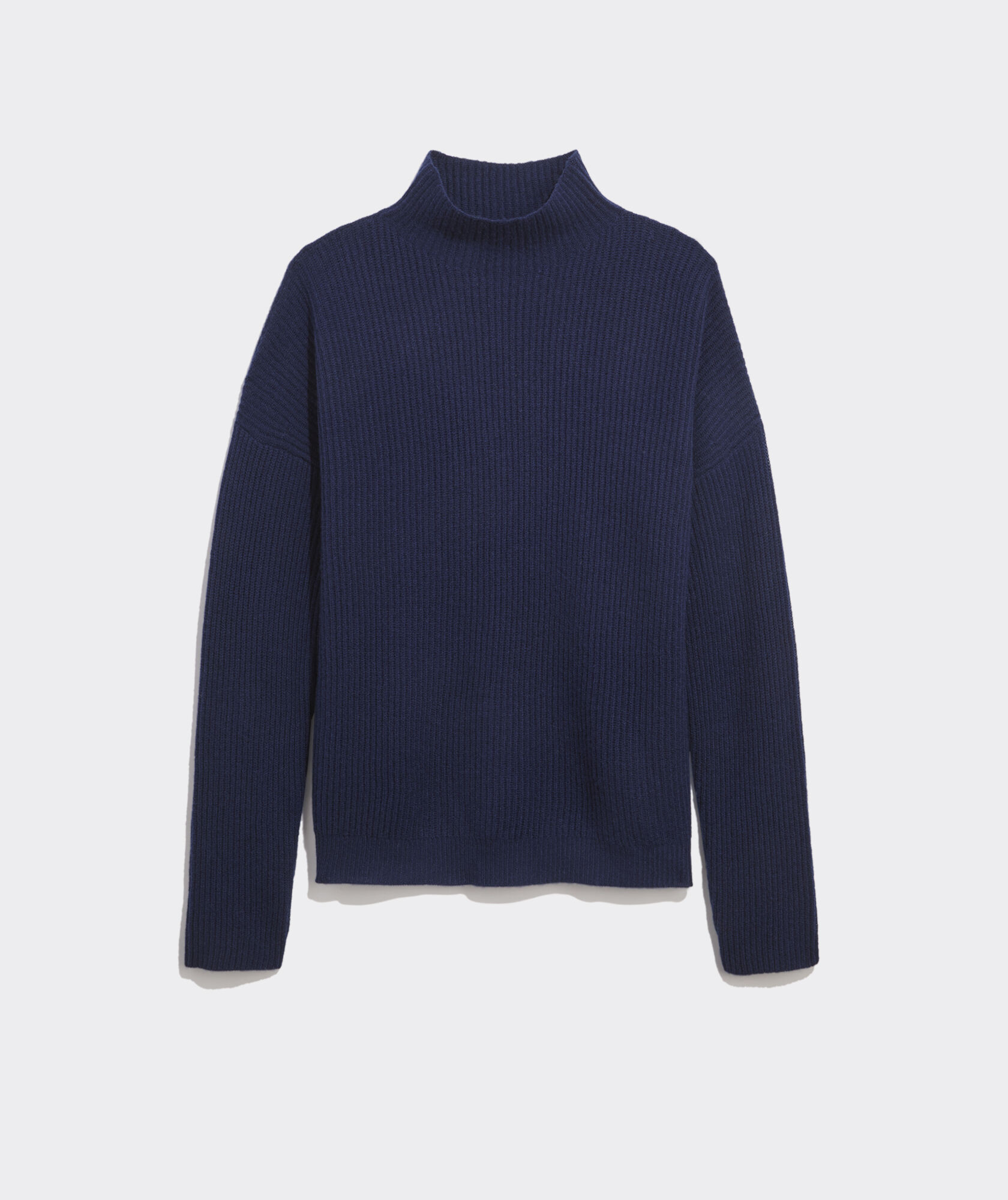 Seaspun Cashmere Ribbed Mockneck Sweater | vineyard vines