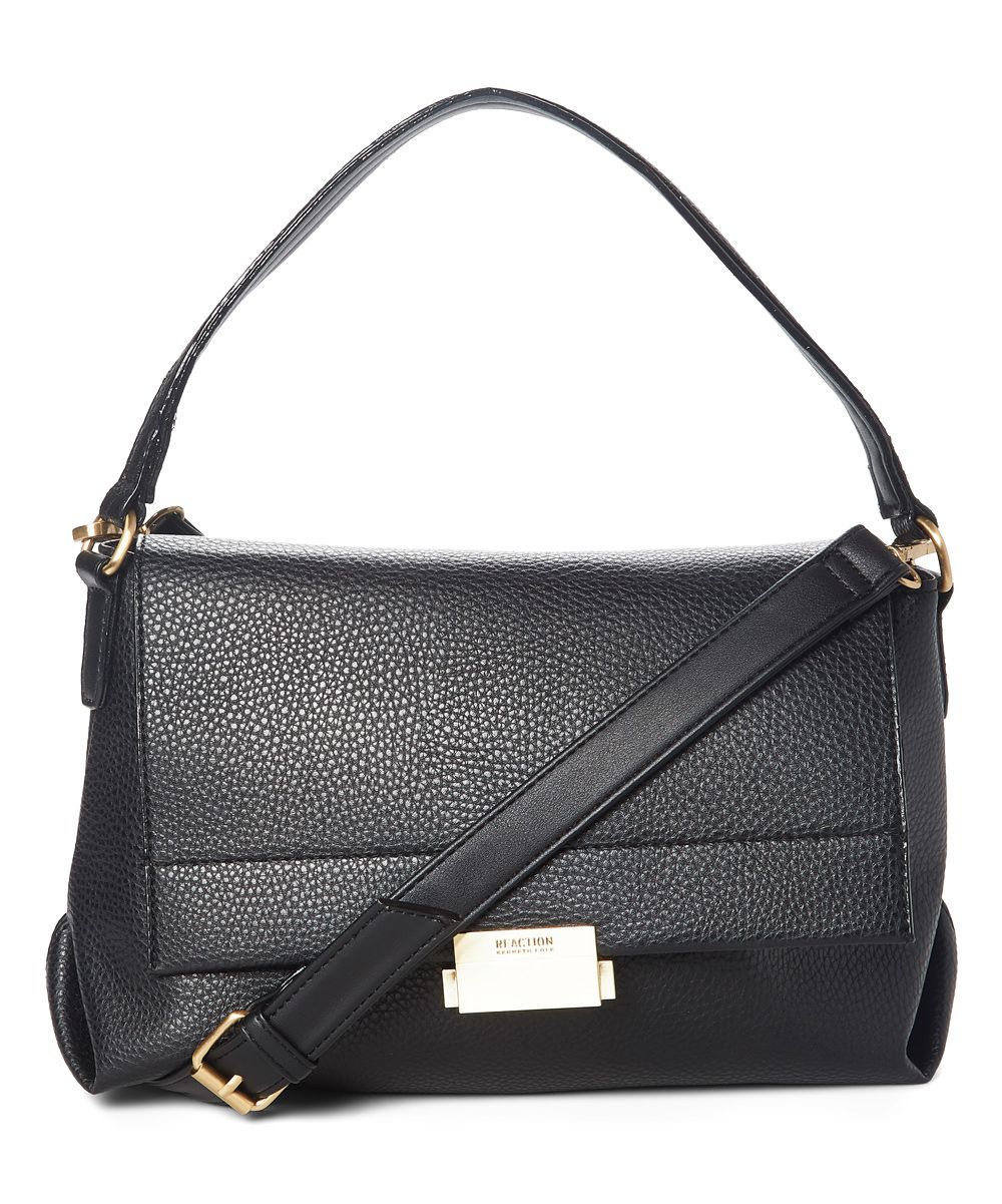 Kenneth Cole Reaction Women's Handbags BLACK - Black Approach Large Crossbody Bag | Zulily
