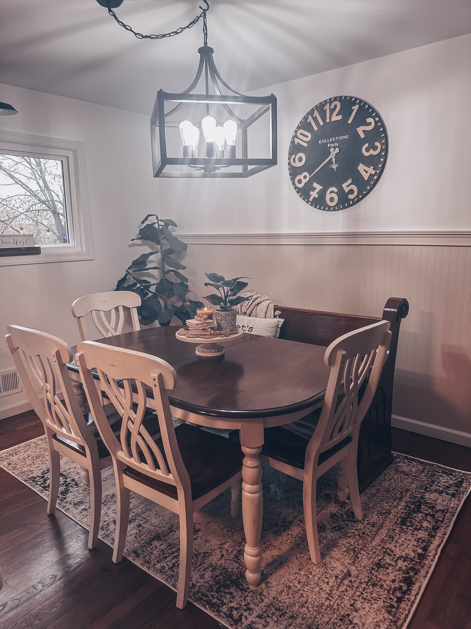 Would you believe me if I told you the “beadboard” on the wall is actually textured / paintable wall paper? It is and it’s linked here! 🤩 #Home #HomeDecor #HomeDesign #InteriorDesign #DiningRoomDecor #DiningRoom #DiningRoom #DecorLove #InteriorDecorating #AmazonFinds #WallPaper #WallaPaperInspo #HomeDecorInspo #HomeDecorInspiration 

#LTKHoliday #LTKhome #LTKfindsunder50
