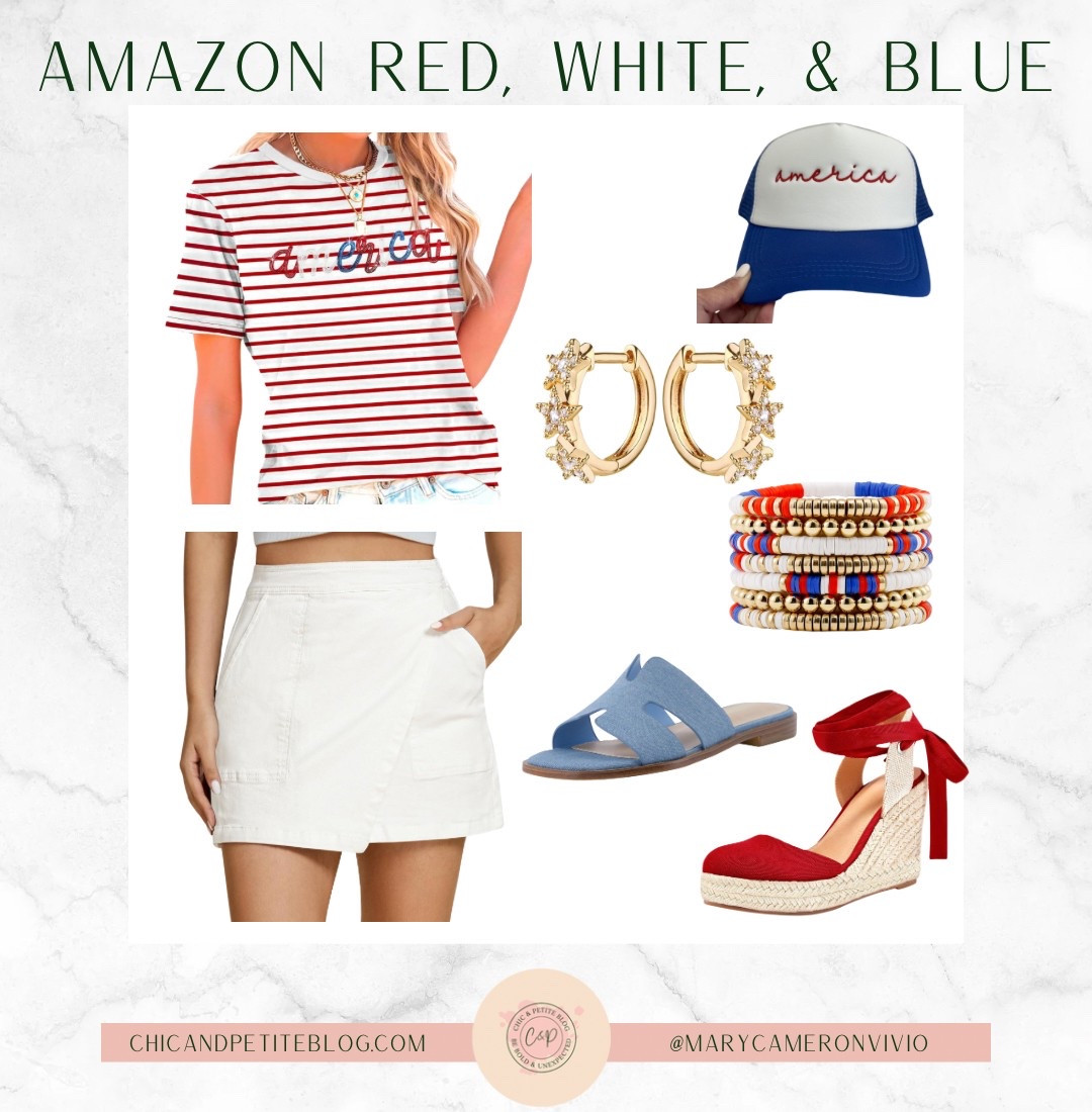 Amazon Red, White, and Blue Finds: Elevated Casual Outfit 🇺🇸 All of these are available on Prime with arrival days before Memorial Day!


Memorial Day / red white blue / American / America / July 4th / Fourth of July / 4th of July / Amazon finds / found it on Amazon / affordable fashion / casual style / affordable style / casual fashion / outfit Inspo

#LTKFindsUnder100 #LTKFindsUnder50 #LTKSeasonal