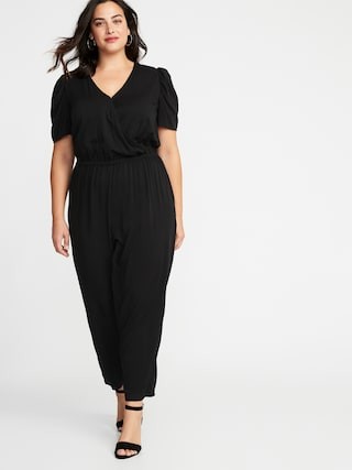 Waist-Defined Plus-Size Jumpsuit | Old Navy US
