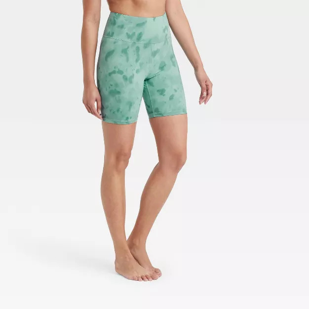 Women's High-Rise Spray Dye Bike Shorts 7" - JoyLab™ | Target