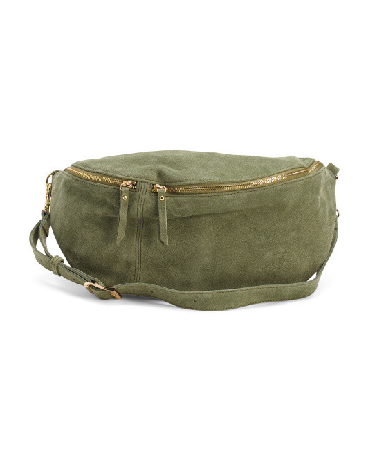 Made In Italy Suede Large Belt Bag | Handbags | Marshalls | Marshalls
