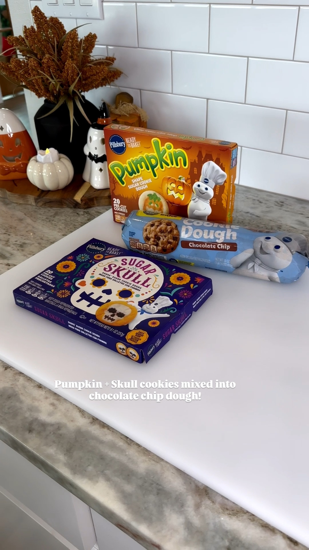 Tried a little Halloween cookie experiment 👻🎃 I mixed the Pillsbury pumpkin + skull cookies into chocolate chip cookie dough (instead of sugar cookies)… and my Pinterest-perfect vision didn’t exactly happen. 😂

✨ Pro tip: let your cookie dough sit in the freezer for about 1 hour before baking — this helps them hold their shape a little better!

Even though mine spread more than expected, they were sooo delicious and the perfect dessert for a Halloween party, football gathering, or just a cozy fall night. Sometimes messy = tasty. 🍪

Would you try this combo or stick with plain sugar cookies?

🖤 Save this idea for your next fall gathering!

⸻
#HalloweenCookies #PillsburyCookies #FallBakingTips #HalloweenDesserts #EasyHalloweenRecipes #CookieHack #FallTreats #HalloweenPartyIdeas

#LTKParties #LTKSeasonal #LTKHalloween