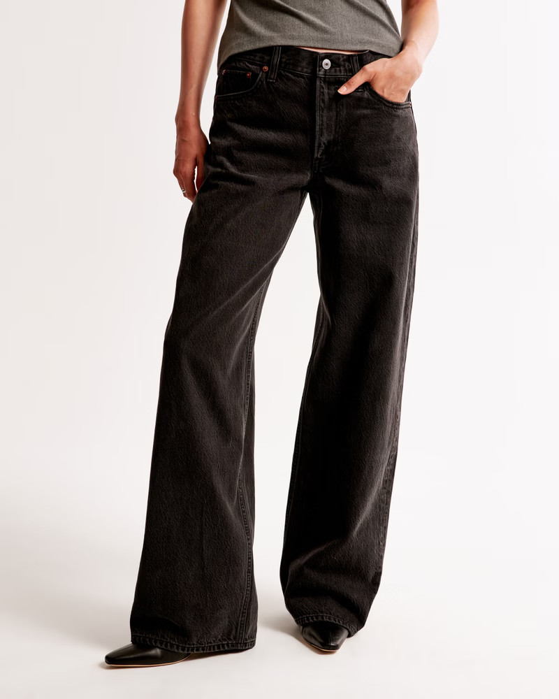 Women's Low Rise Ultra Loose Jean | Women's Bottoms | Abercrombie.com | Abercrombie & Fitch (US)