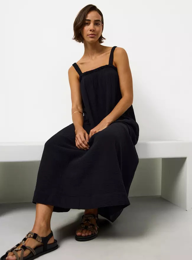 Buy White Square Neck Sleeveless Cami Dress 12 | Midaxi | Tu | Tu Clothing