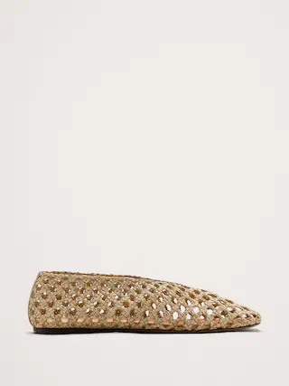 Woven Ballet Flats | Banana Republic (CA)