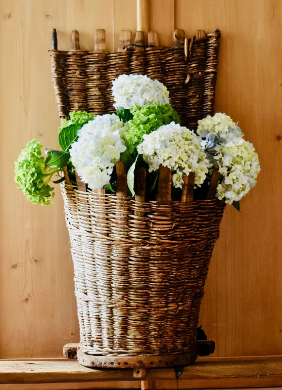 Lovely Antique French Grape Hod Basket | Etsy | Etsy (US)