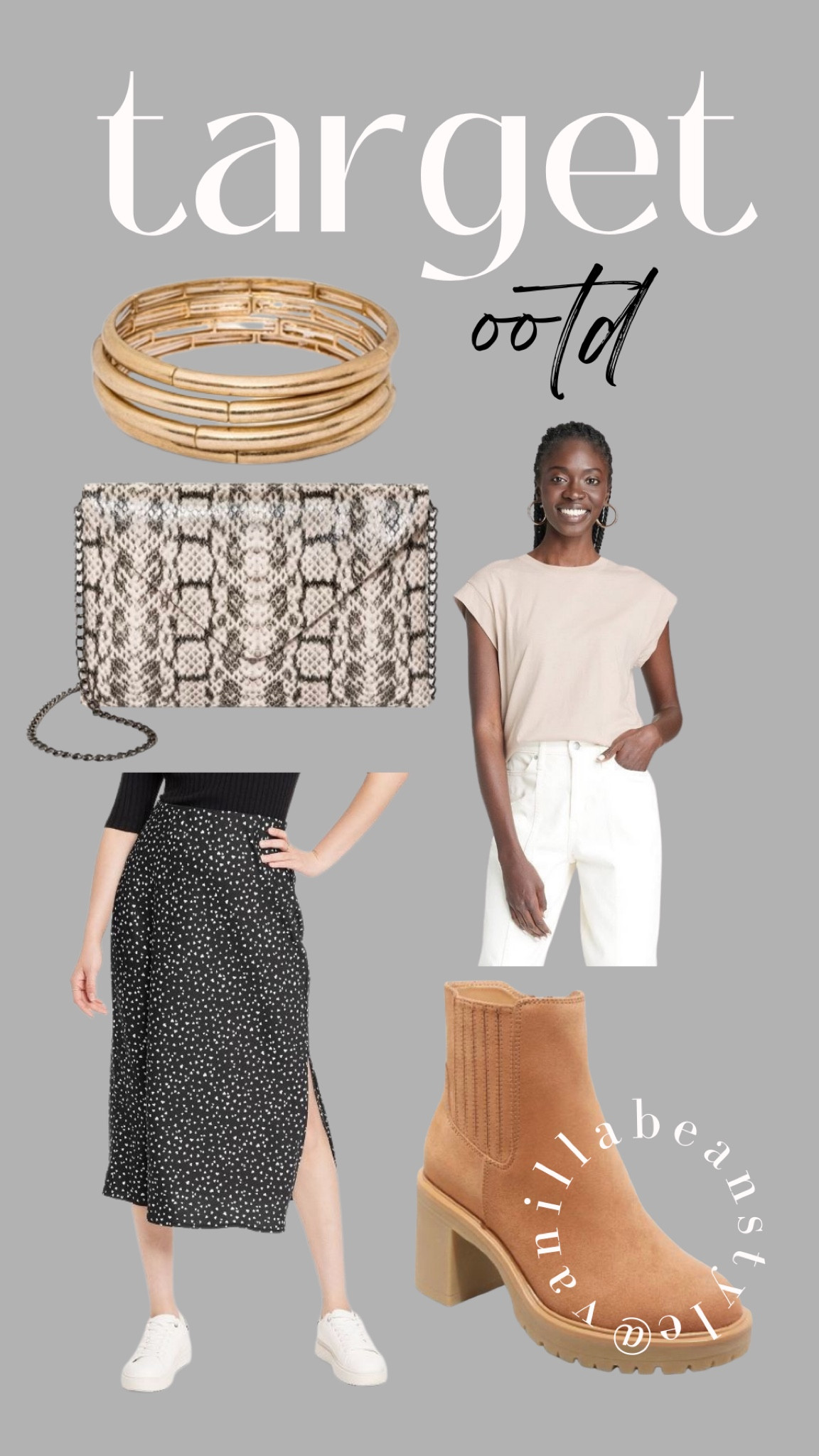 Target ootd! Slip
Skirt, animal skin, gold
Bangles. 

#LTKunder50 #LTKunder100 #LTKworkwear