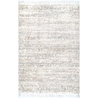 nuLOOM 9 x 12 Ivory Indoor Solid Area Rug | Lowe's
