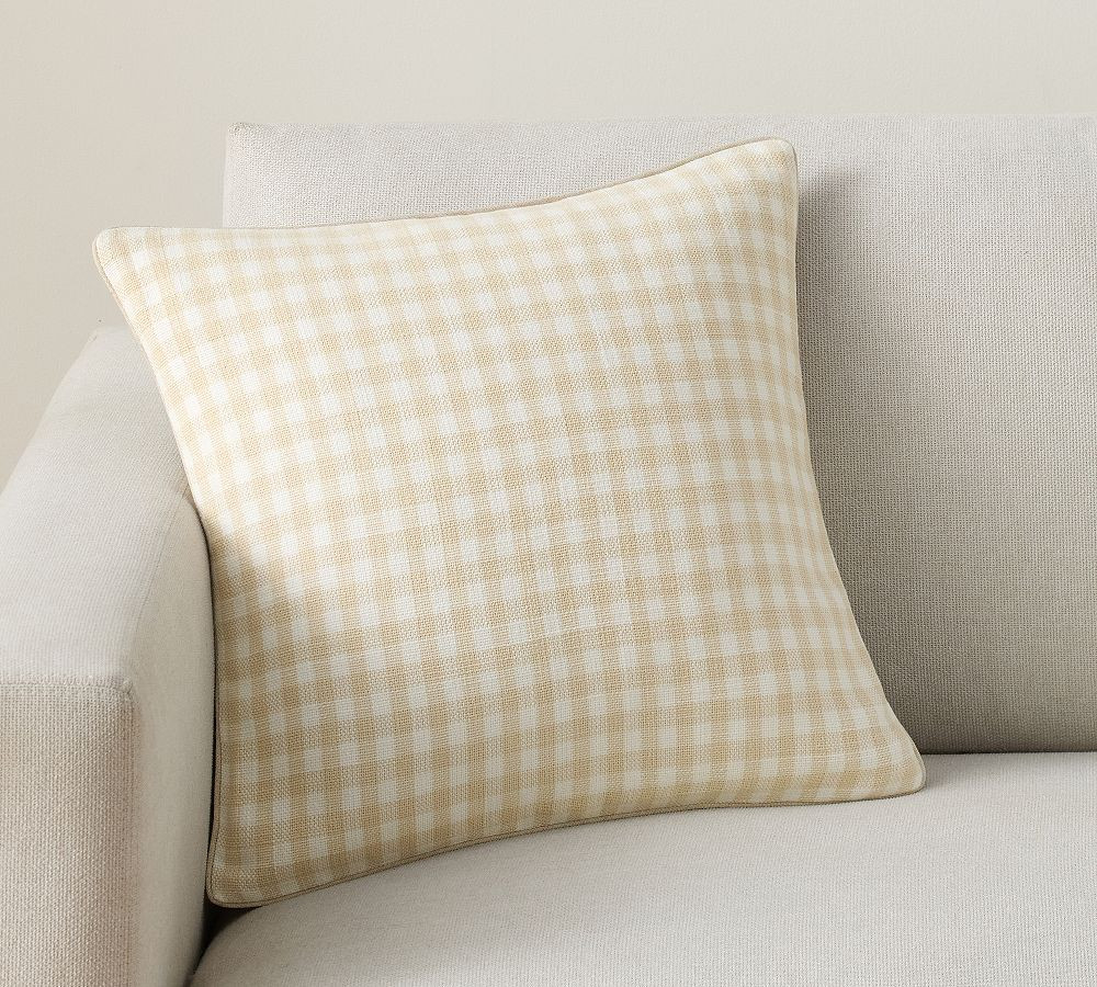 Blaine Check Pillow Cover | Pottery Barn (US)