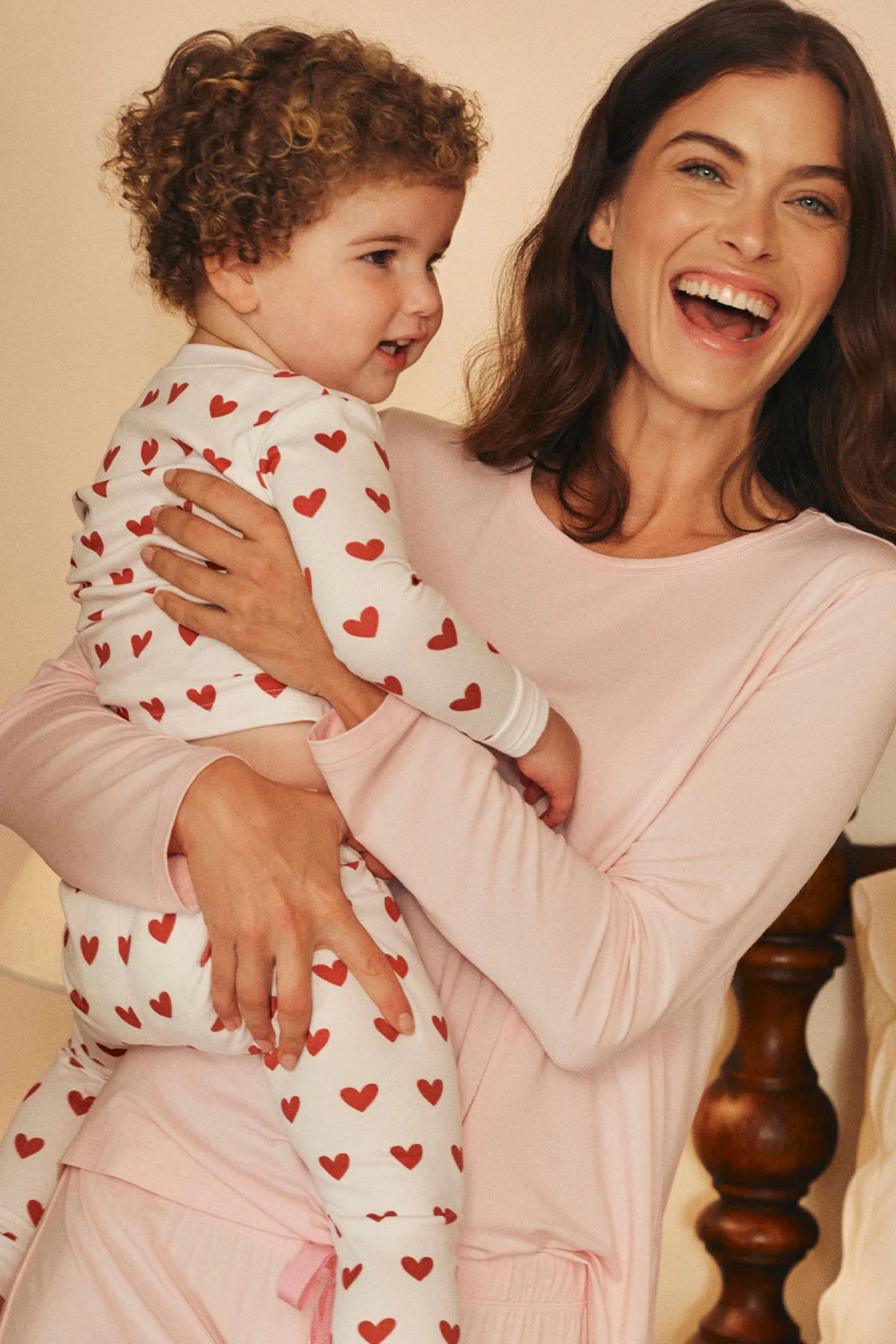 Kids Long-Long Set in Classic Red Heart | Lake Pajamas