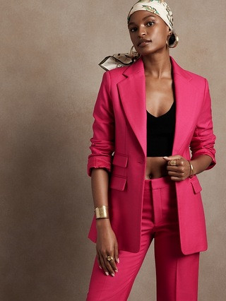 Sculpted Wool Blazer | Banana Republic (US)