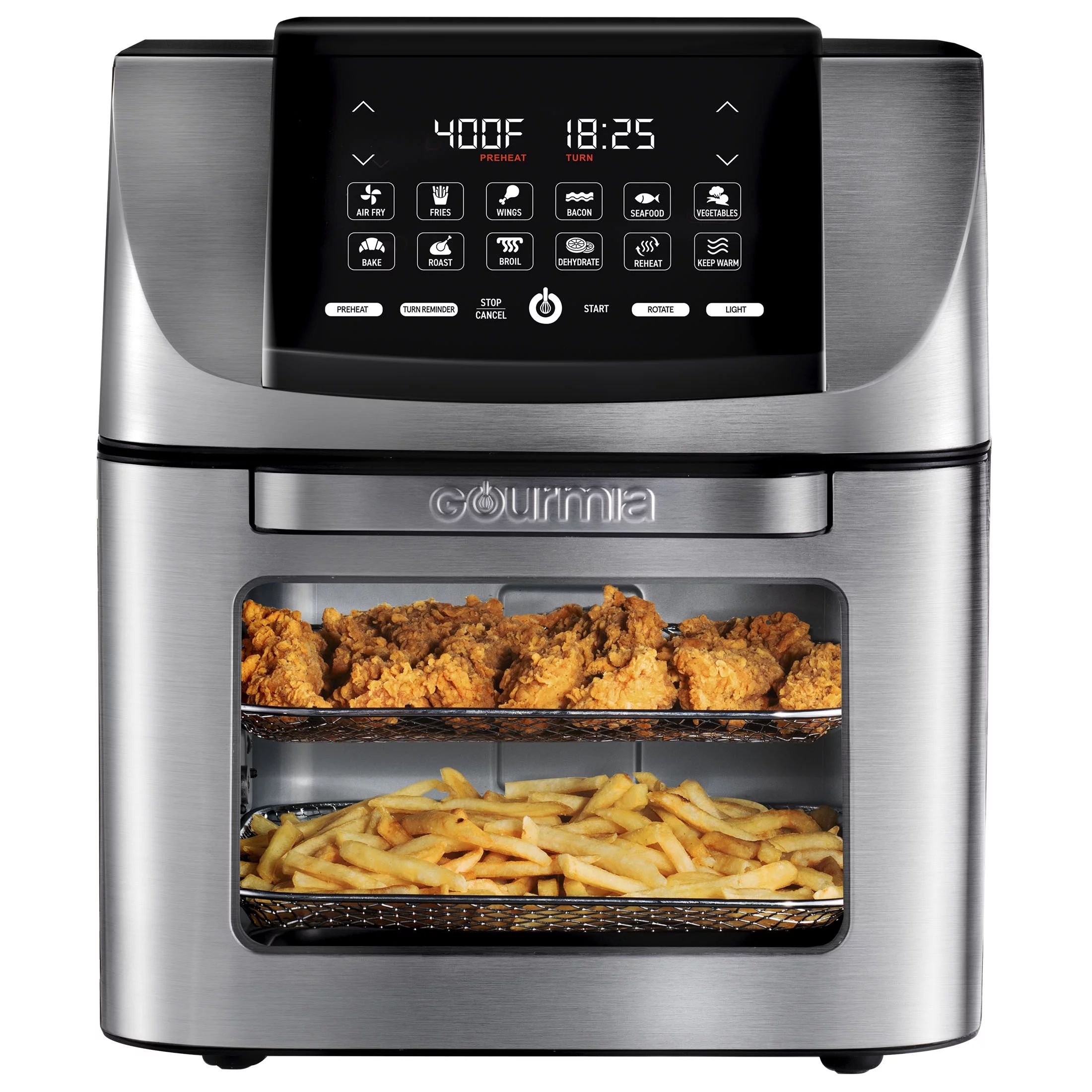 Gourmia 14 Qt All-in-One Air Fryer, Oven, Rotisserie, Dehydrator with 12 Cooking Functions - Walm... | Walmart (US)