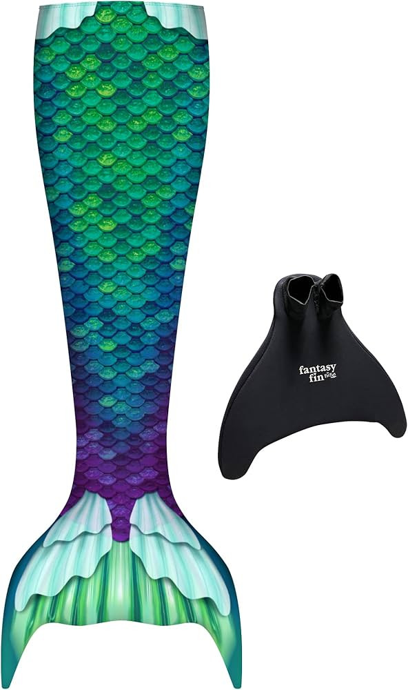 Fin Fun Fantasy Mermaid Tail for Girls and Boys, Monofin for Swimming Included | Amazon (US)