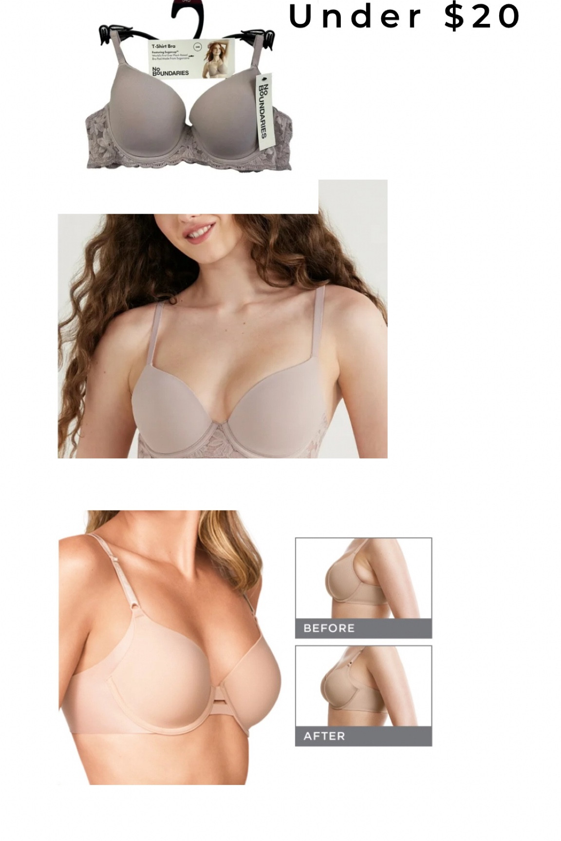 Why do bras have to break the bank?? Guess what!? They don’t! Check out a few of my favs from Walmart for under $20! I am over 50 and a 36D for reference. I definitely need a full support bra 😅 

#LTKOver40 #LTKFindsUnder50