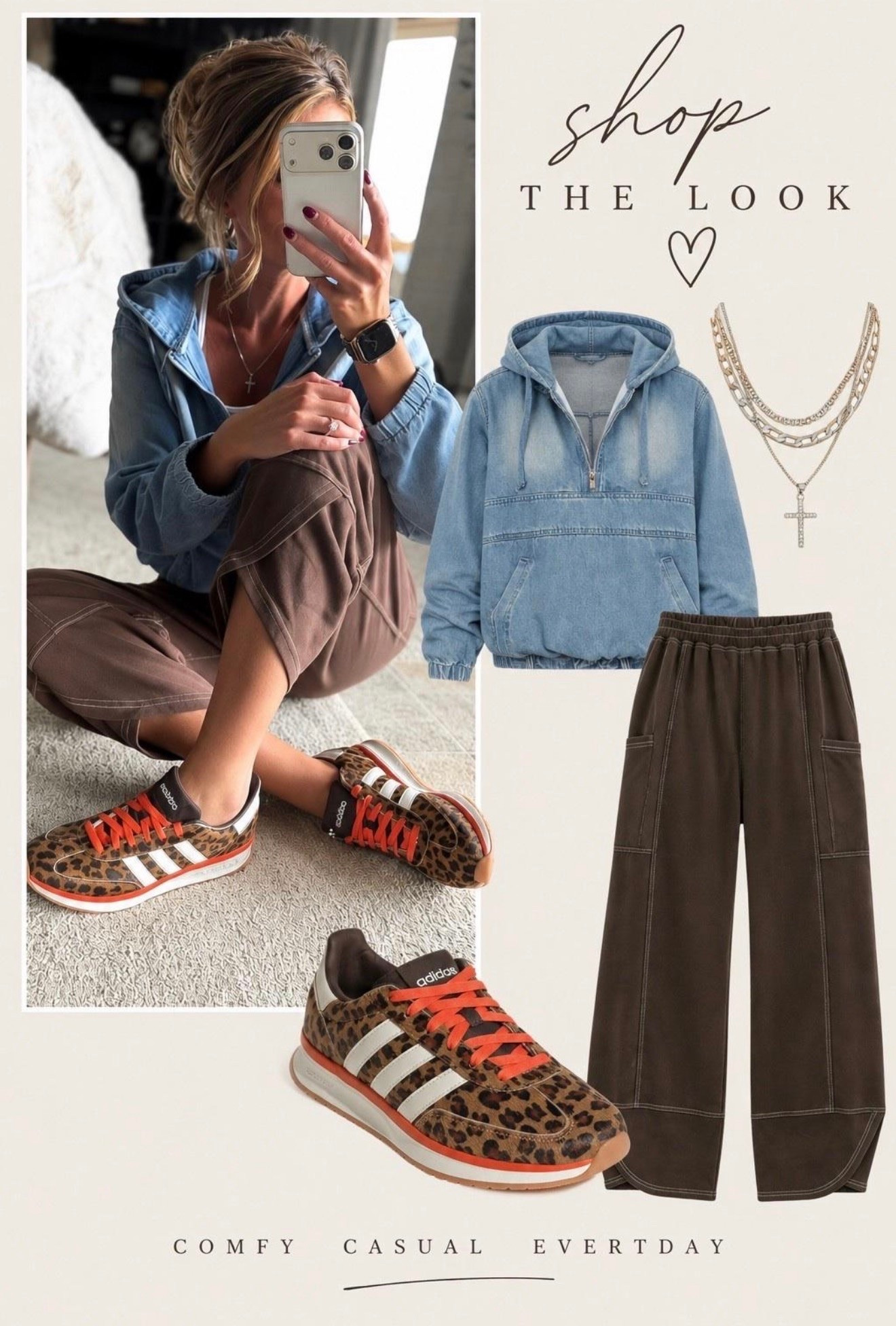 How fun are these new Adidas sneakers?! 
I sized down a half size. 
Jacket/ small
Pants/ medium
@adidas 
@DSW

#LTKSeasonal #LTKOver40 #LTKootd