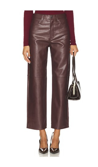 PISTOLA Jett High Rise Bowed Straight in Brown. - size 26 | Revolve Clothing (Global)