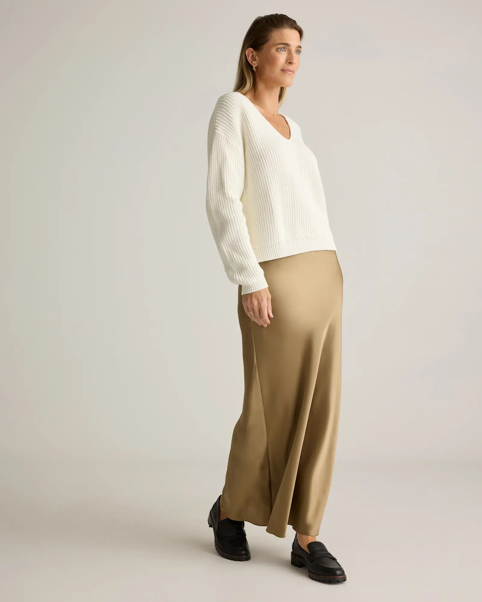 100% Washable Silk Maxi Skirt | Quince
