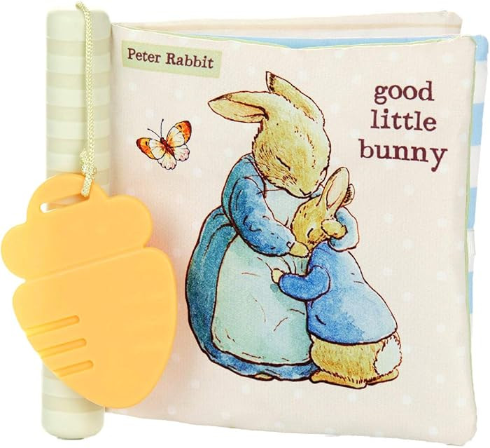 KIDS PREFERRED Beatrix Potter Peter Rabbit Soft Teether Book, 1 Count (Pack of 1), Multicolor | Amazon (US)