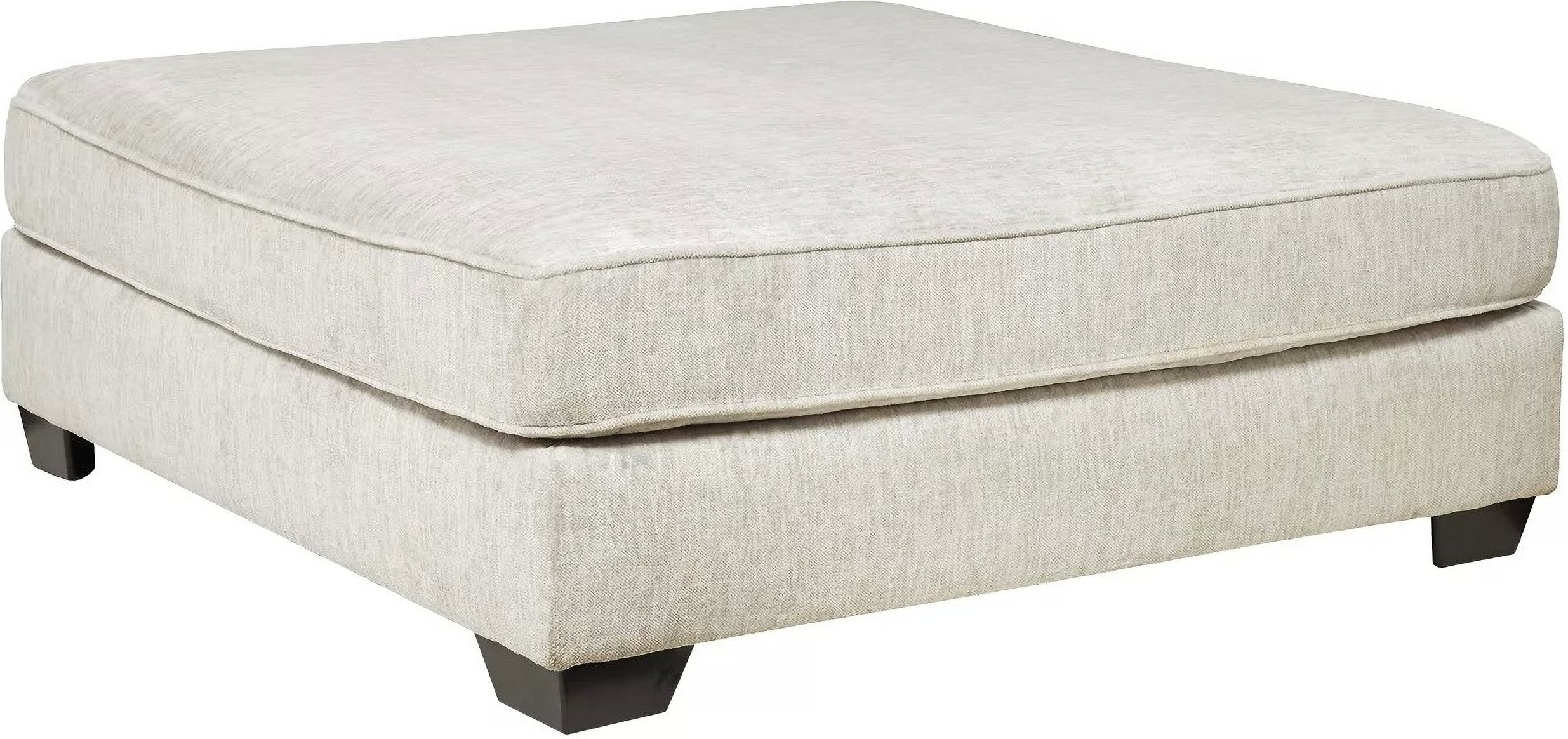 Rawcliffe Parchment Oversized Accent Ottoman | 1stopbedrooms