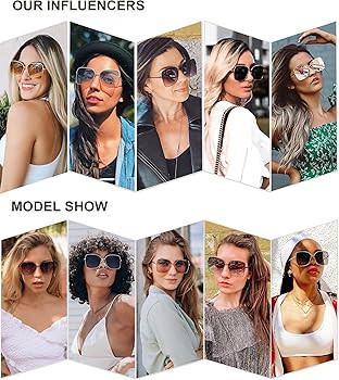 SOJOS Classic Trendy Square Oversized Sunglasses Womens Mens UV400 Big Large Designer Shades SJ10... | Amazon (US)