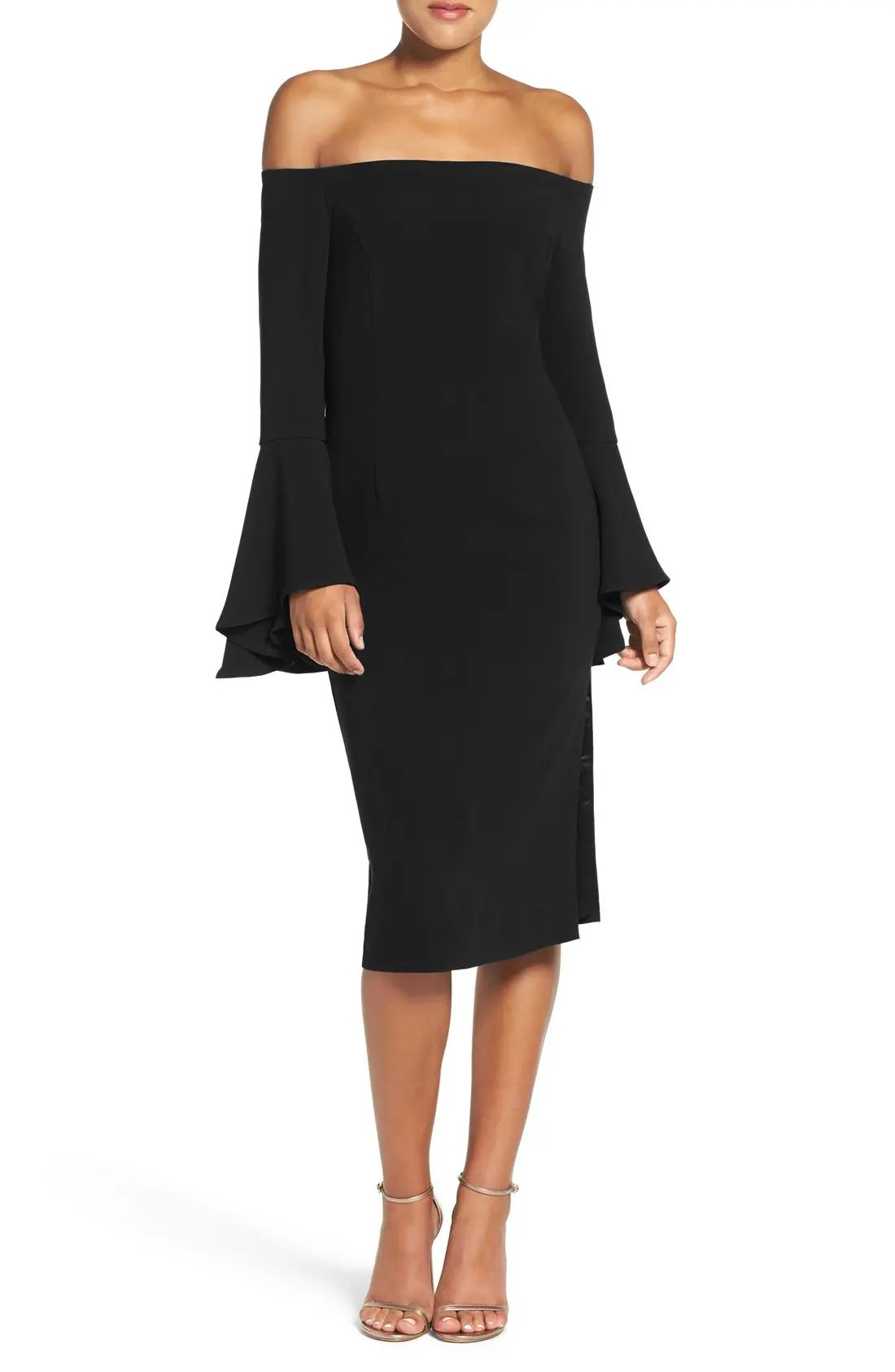 'Solange' Off the Shoulder Midi Dress | Nordstrom