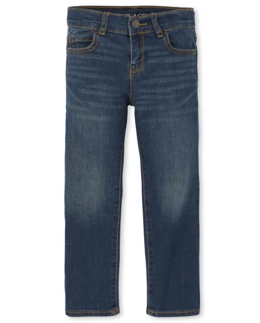 Boys Stretch Straight Jeans | The Children's Place  - HARLAND WASH | The Children's Place