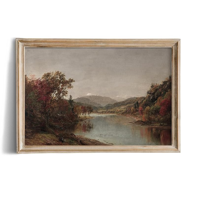 Rustic Farmhouse Wall Art Decor - 24x36 Large Unframed Rolled Canvas - Boho Landscape Pictures - ... | Amazon (US)