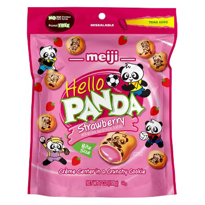 Hello Panda Bars Strawberry Stand Up Bag - 7oz | Target